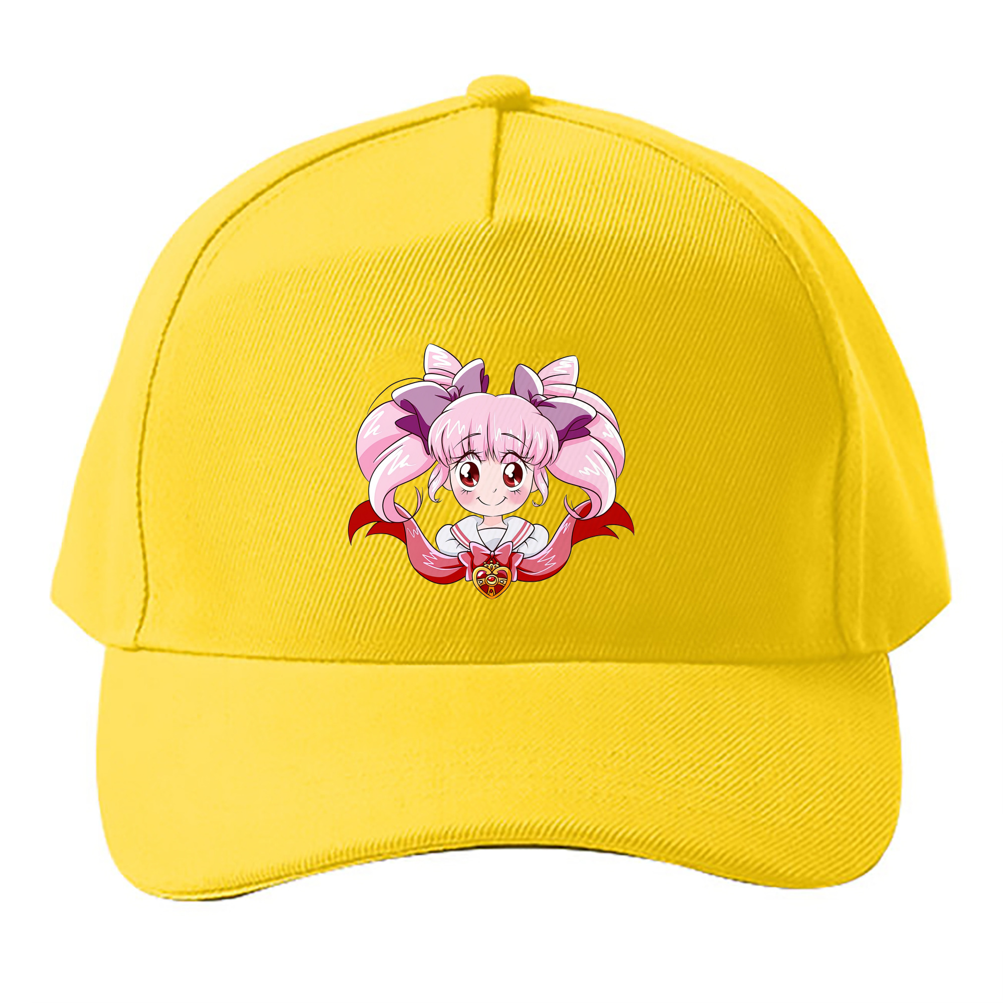 （画像用） 美少女戦士セーラームーン ちびうさ Sailor Moon Chibiusa Tsukino Usagi Small Lady Serenity ベースボールキャップ 綿100％ 男女兼用 帽子 スポーツ